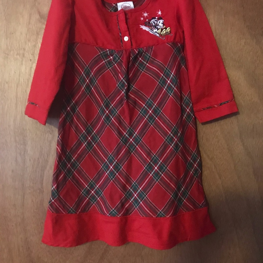 🎉 3 for $30. 🎉 Disney Store Christmas Mickey and Minnie nightgown (OLCC)